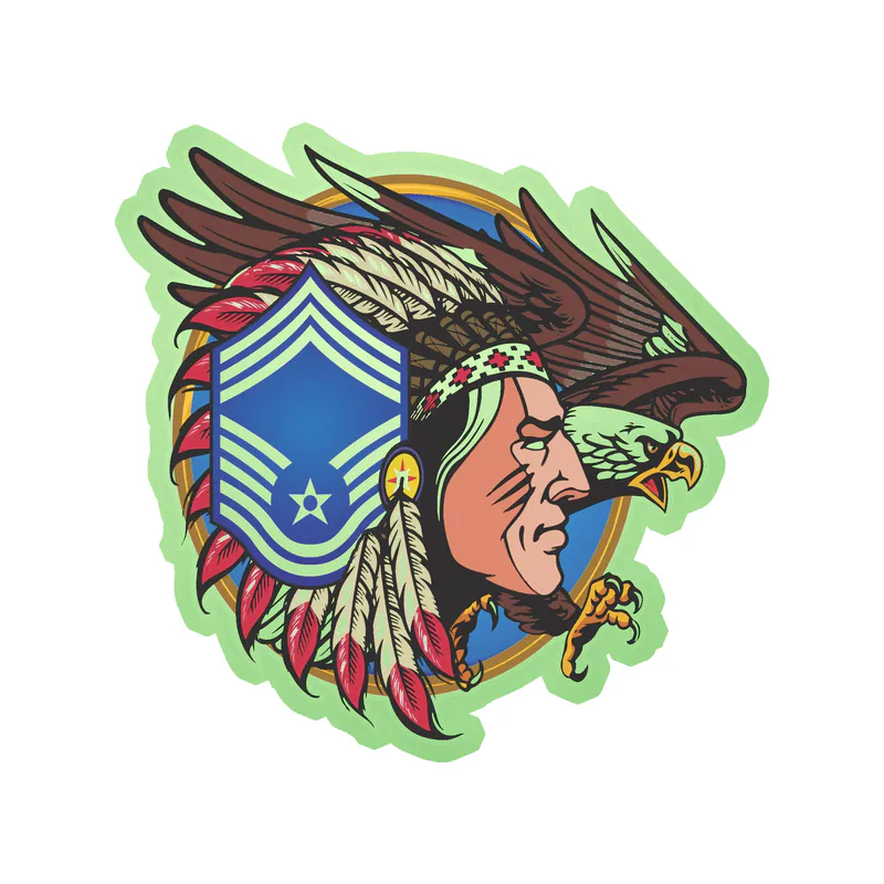 Air Force - Glow in the Dark Vinyl Decal