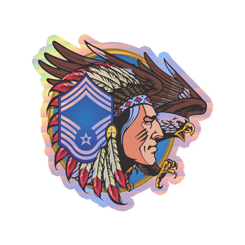 Air Force - Holographic Vinyl Decal