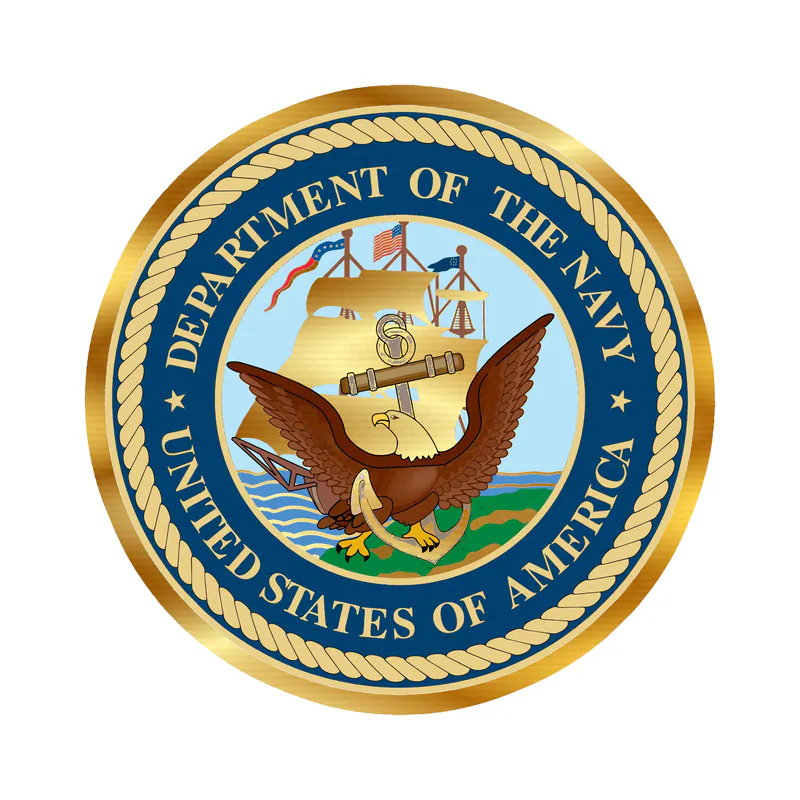 Navy Seal - Gold Chrome Vinyl Decal
