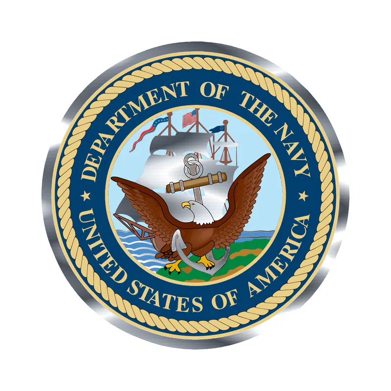 Navy Seal - Silver Chrome Vinyl Decal