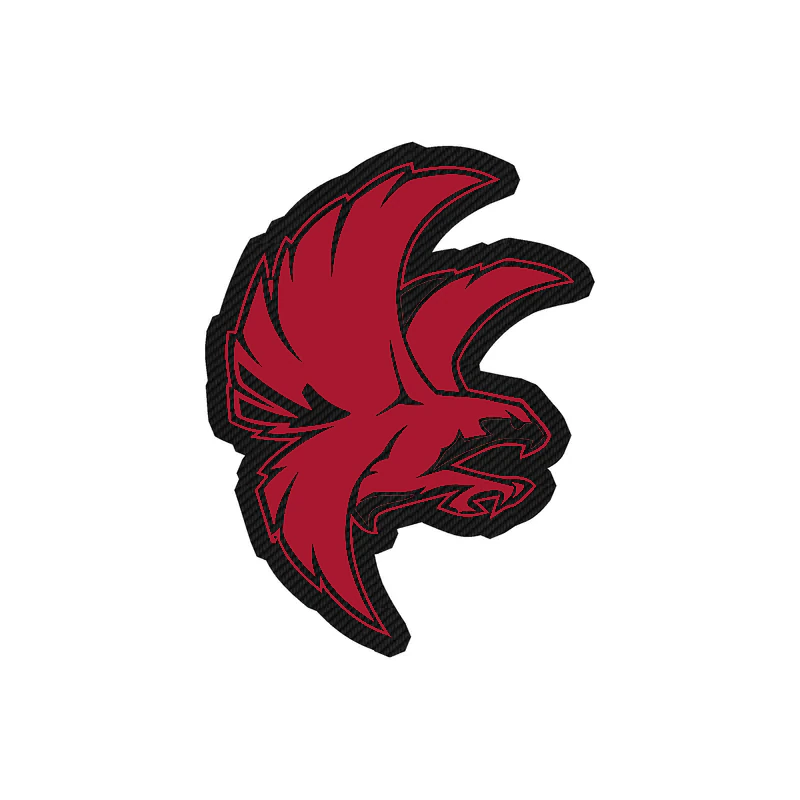 Atlanta Falcons - Falcon - Image 3 - Carbon Fiber Vinyl Sticker - Custom Size