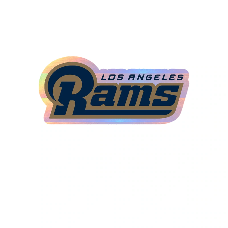 Los Angeles Rams - Image 22 - Holographic Vinyl Sticker - Custom Size