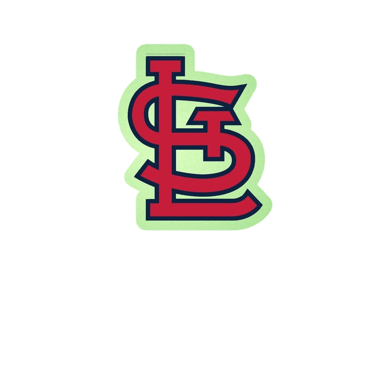 St. Louis Cardinals - STL - Glow in the Dark Vinyl Sticker - Custom Size