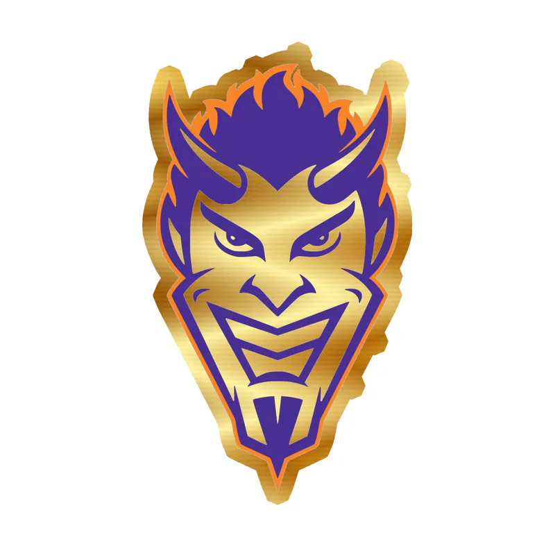 Northwestern State - Image 3 - Gold Chrome Vinyl Decal - Custom Size