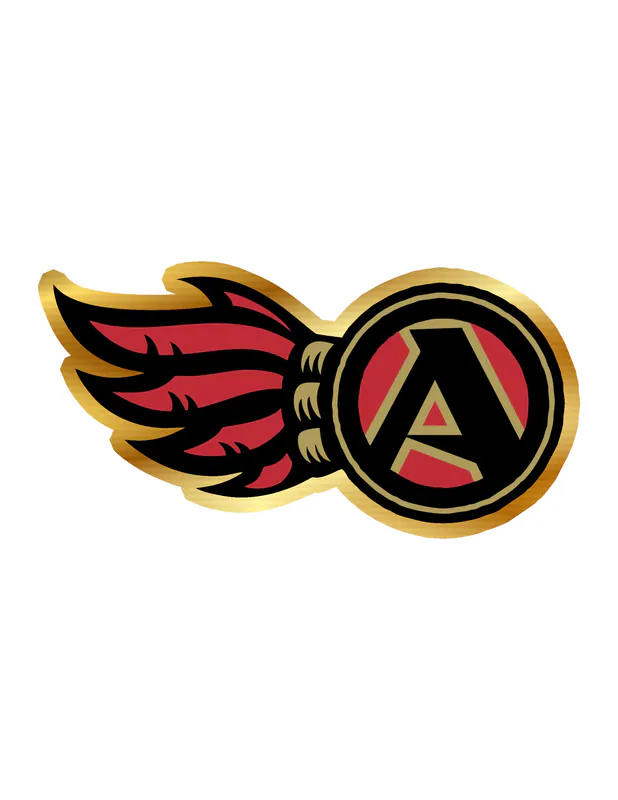 San Diego State Aztecs - Image 1 - Gold Chrome Vinyl Decal - Custom Size
