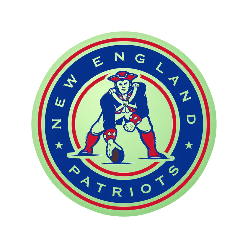 New England Patriots - Image 8 - Glow in the Dark Vinyl Sticker - Custom Size