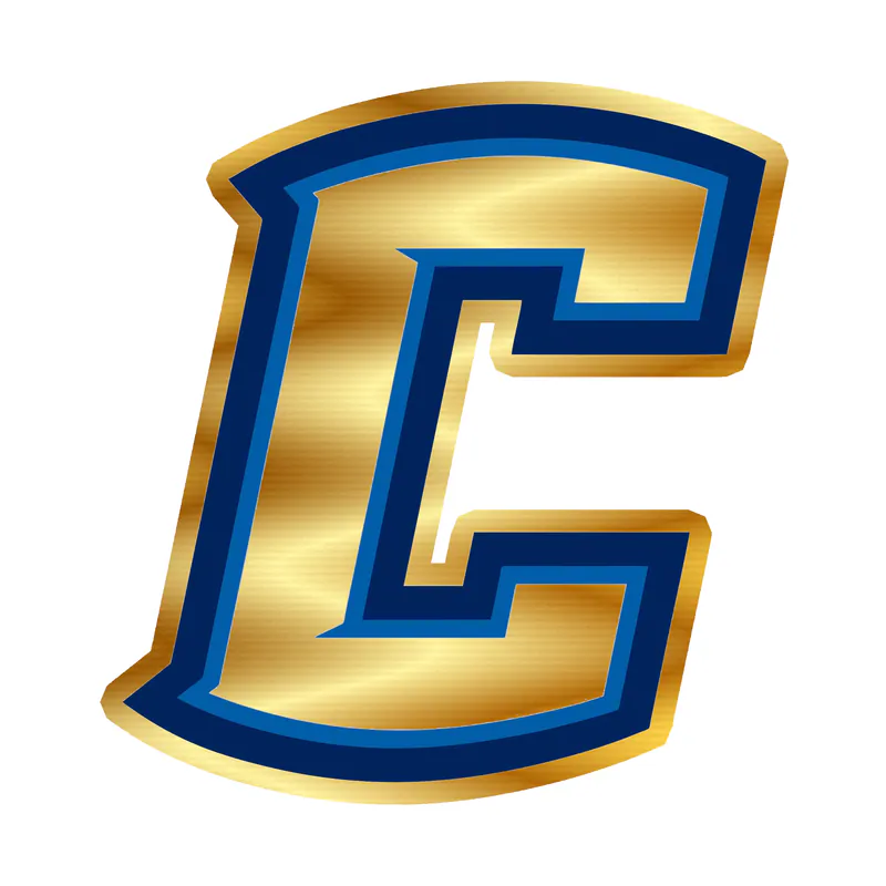 Creighton Blue Jays - C- Gold Chrome Vinyl Decal - Custom Size