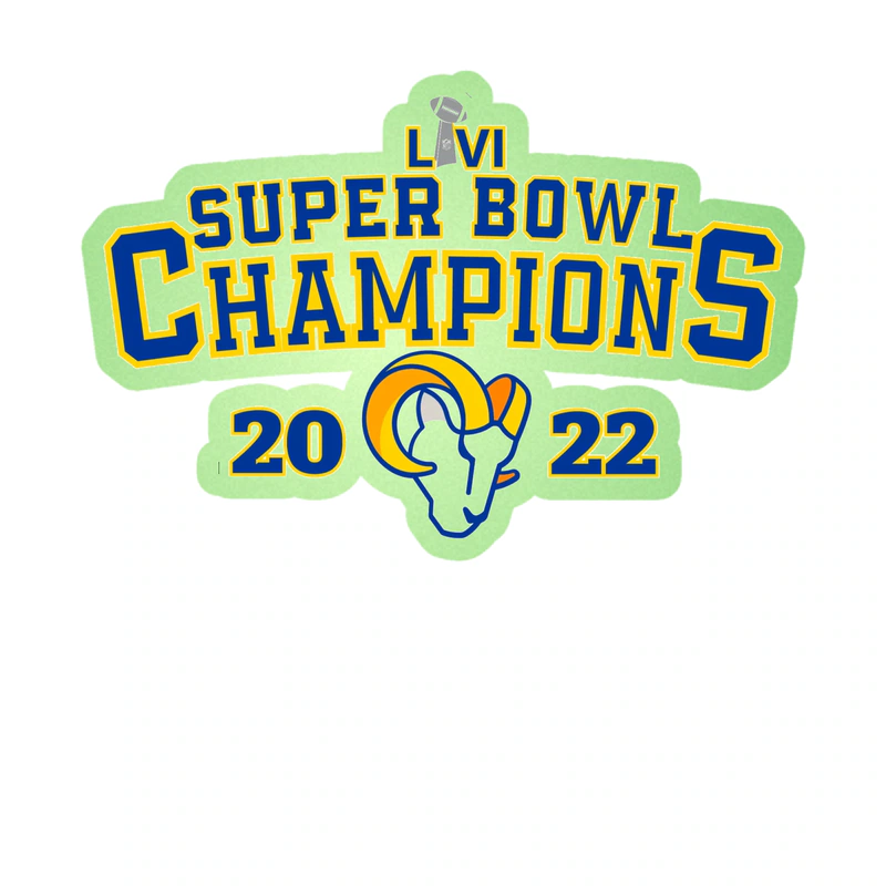 Los Angeles Rams - Image 2 - Glow in the Dark Vinyl Sticker - Custom Size