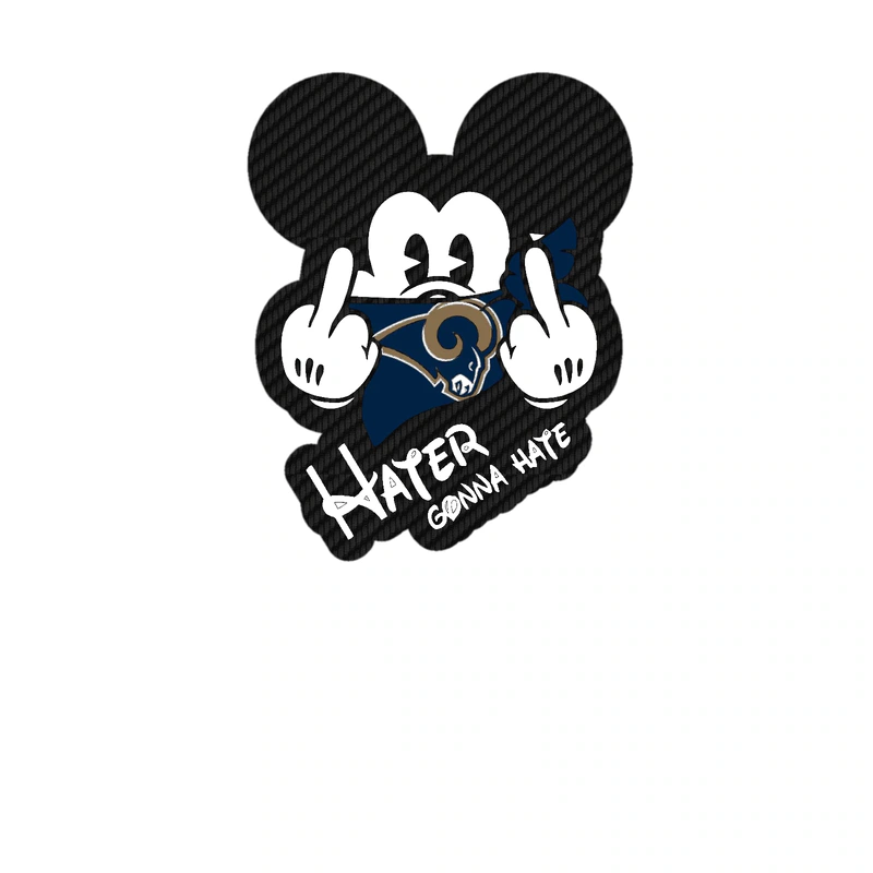 Los Angeles Rams - Image 16 - Carbon Fiber Vinyl Sticker - Custom Size