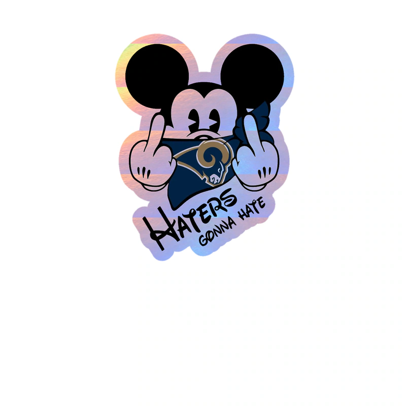 Los Angeles Rams - Image 16 - Holographic Vinyl Sticker - Custom Size