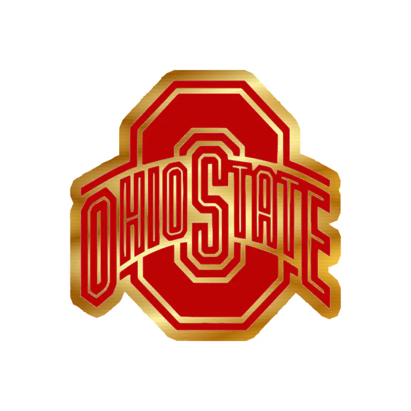 Ohio State Buckeyes - Image 12 - Gold Chrome Vinyl Decal