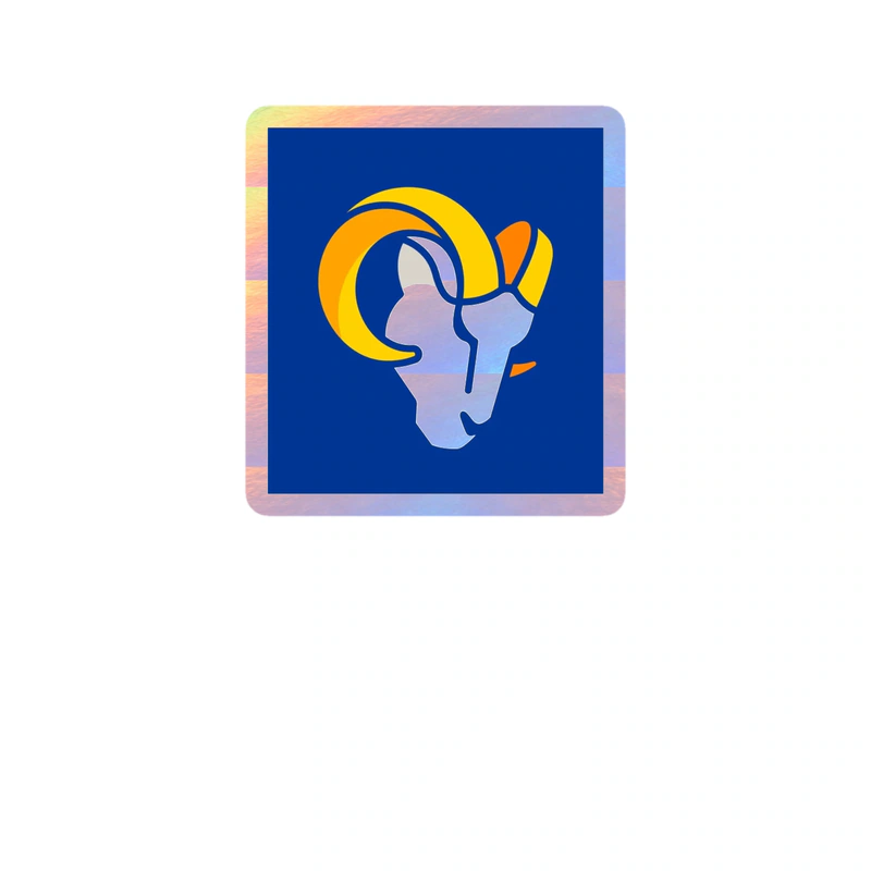 Los Angeles Rams - Image 6 - Holographic Vinyl Sticker - Custom Size