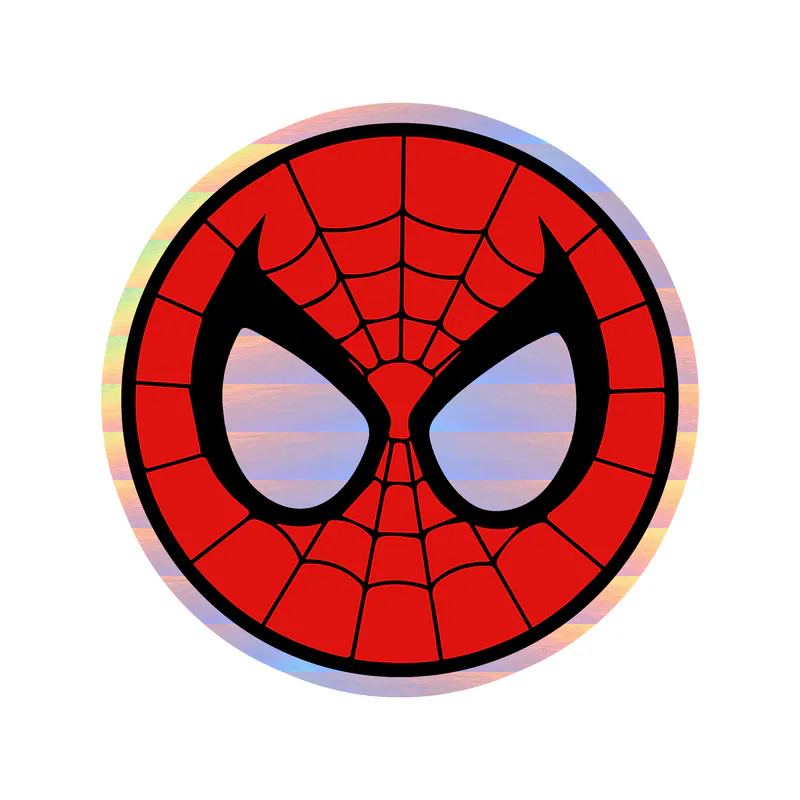 Spiderman Holographic Vinyl Decal - Custom Size