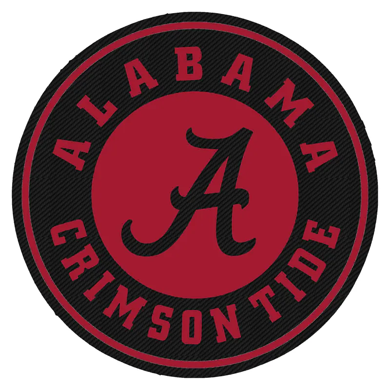 Alabama Crimson Tide - Image 21 - Carbon Fiber Vinyl Decal - Custom Size