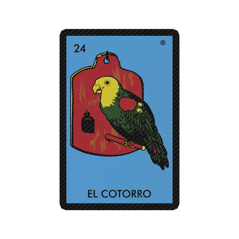 Loteria – El Cotorro – Carbon Fiber Vinyl Decal – Custom Size
