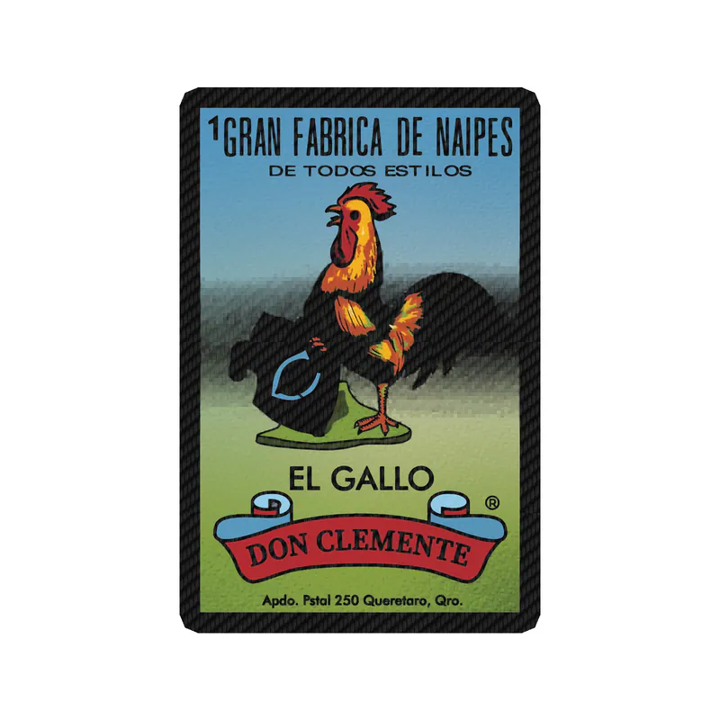 Loteria - El Gallo - Carbon Fiber Vinyl Decal - Custom Size