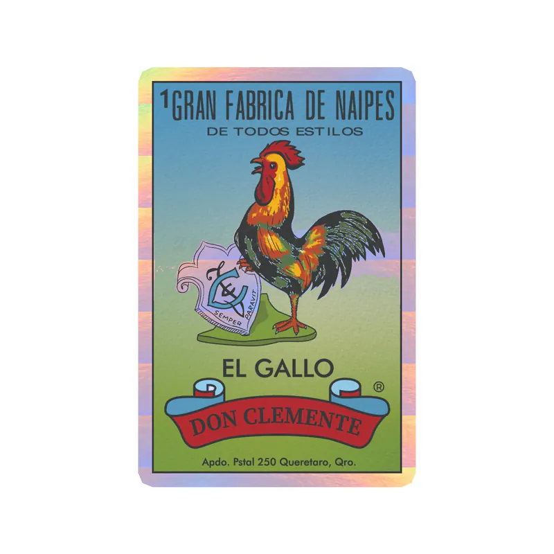 Loteria - El Gallo - Holographic Vinyl Decal - Custom Size