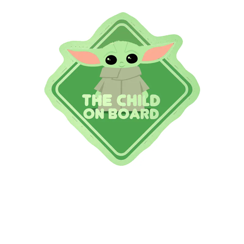 Baby on board Glow in the Dark Vinyl Decal