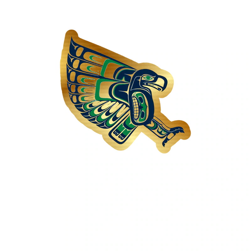 Seattle Seahawks - Image 18 - Gold Chrome Vinyl Sticker - Custom Size