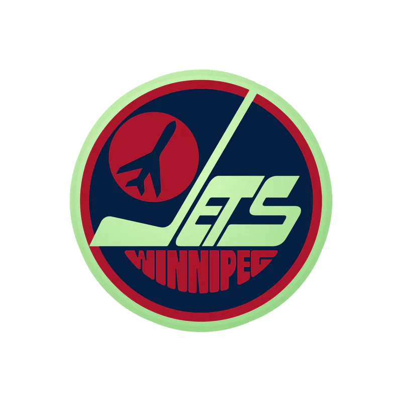 Winnipeg Jets - Image 2 - Glow in the Dark Vinyl Sticker - Custom Size