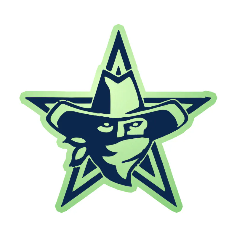 Dallas Cowboys - Star - Image 3 - Glow in the Dark Vinyl Sticker - Custom Size
