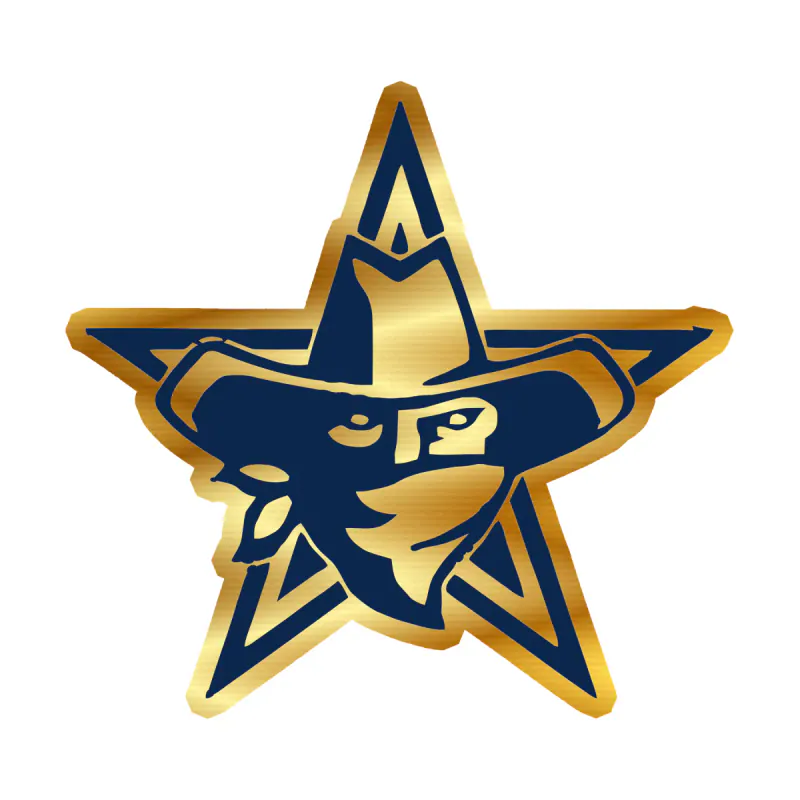Dallas Cowboys - Star - Image 3 - Gold Chrome Vinyl Sticker - Custom Size