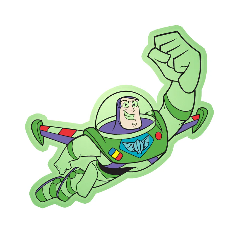 Toy Story Buzz Lightyear Glow in the Dark Vinyl Sticker - Custom Size
