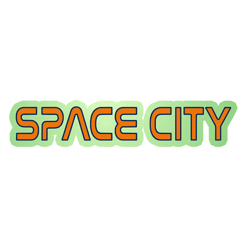 Houston Astros - Space City - Glow in the Dark Vinyl Sticker - Custom Size