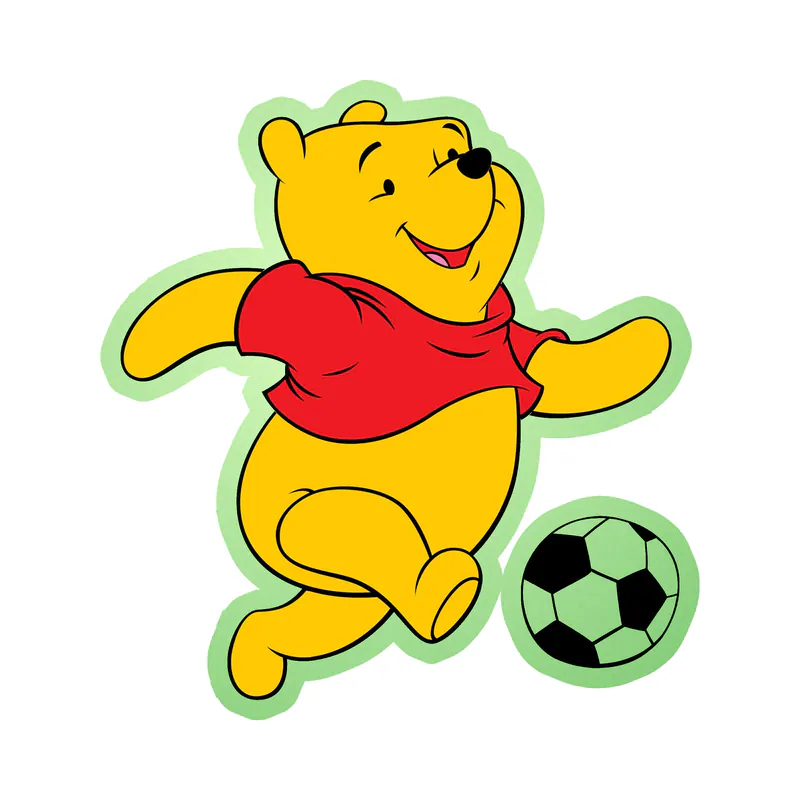Winnie The Pooh - Glow in the Dark Vinyl Sticker - Custom Size