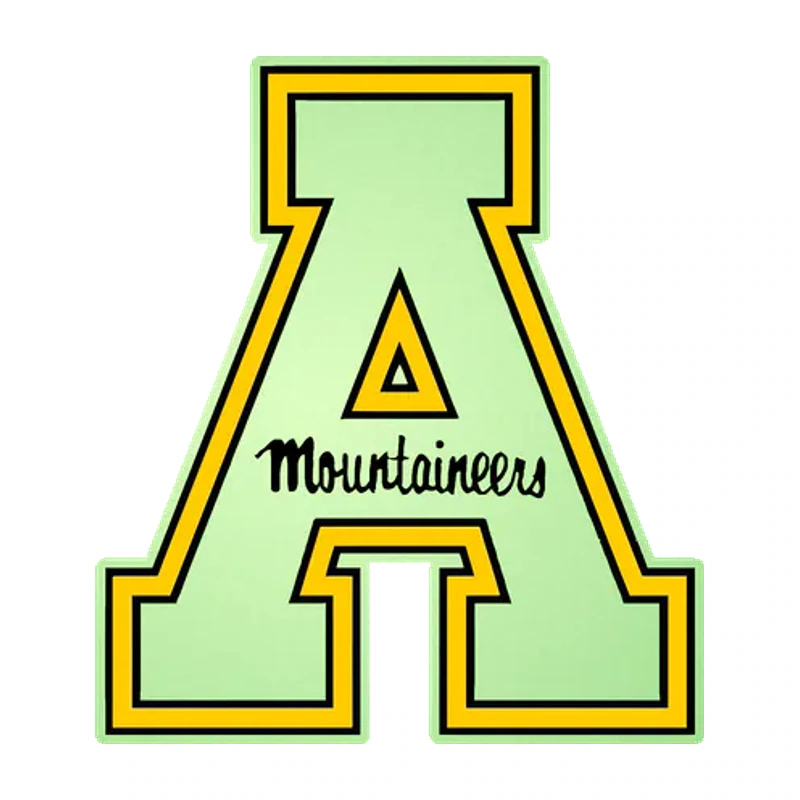 Appalachian State Mountaineers - Image 1 - Glow in the Dark Vinyl Decal - Custom Size