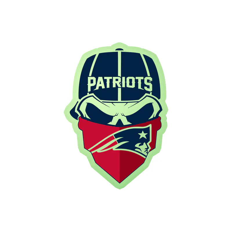 New England Patriots - Image 7 - Glow in the Dark Vinyl Sticker - Custom Size
