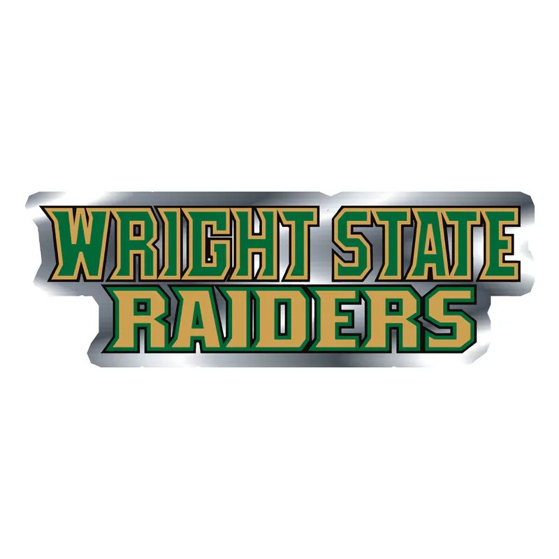 WSU Raiders - Name - Silver Chrome Vinyl Decal - Custom Size