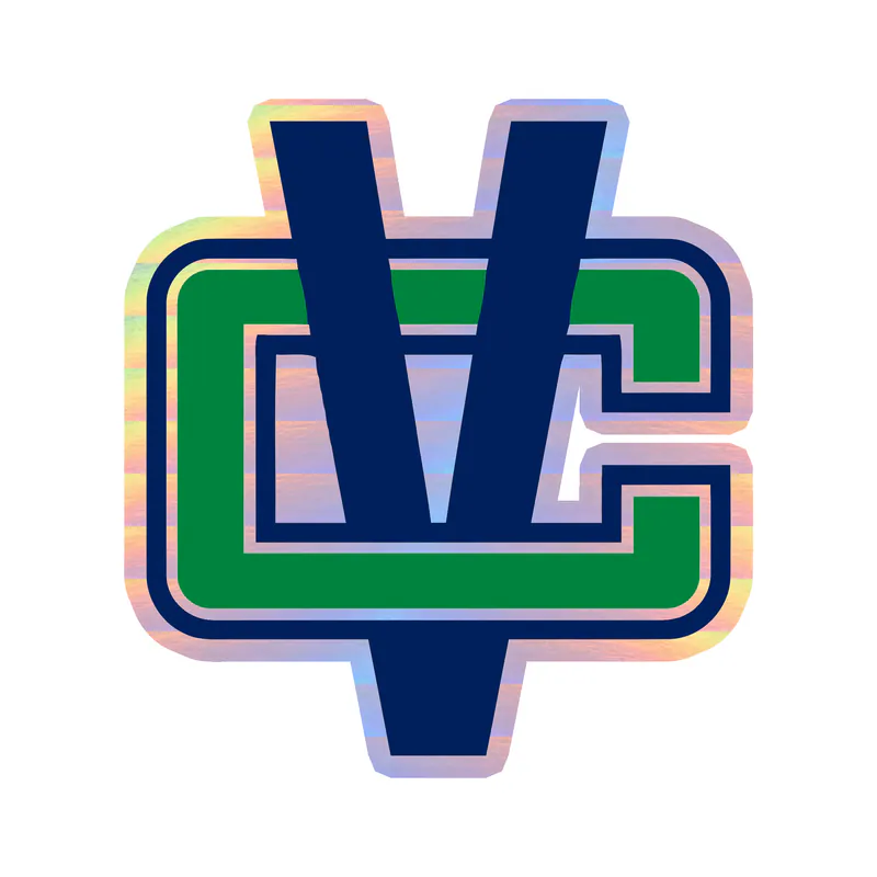 Vancouver Canucks - VC - Holographic Vinyl Sticker - Custom Size