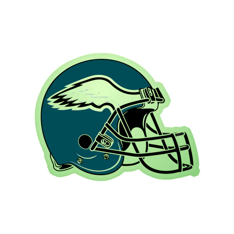 Philadelphia Eagles - Image 13 - Glow in the Dark Vinyl Sticker - Custom Size