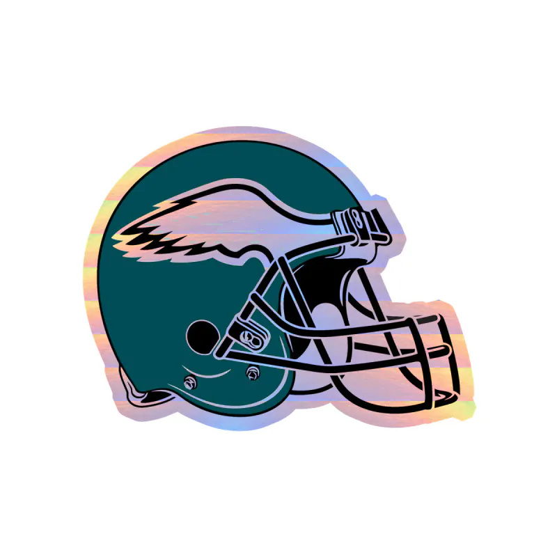 Philadelphia Eagles - Image 13 - Holographic Vinyl Sticker - Custom Size