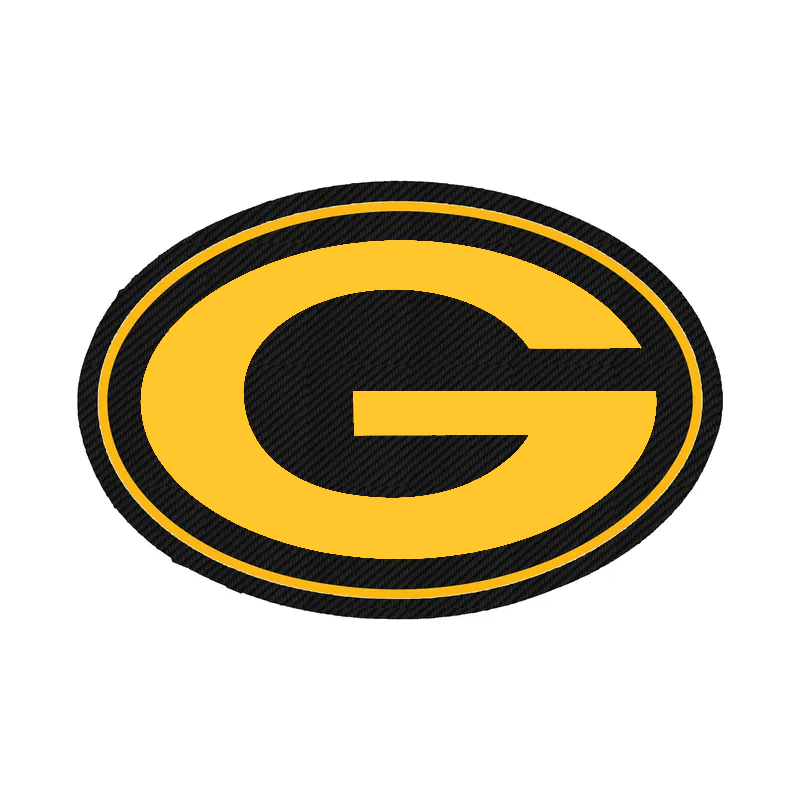 Green Bay Packers - Image 4 - Carbon Fiber Vinyl Sticker - Custom Size