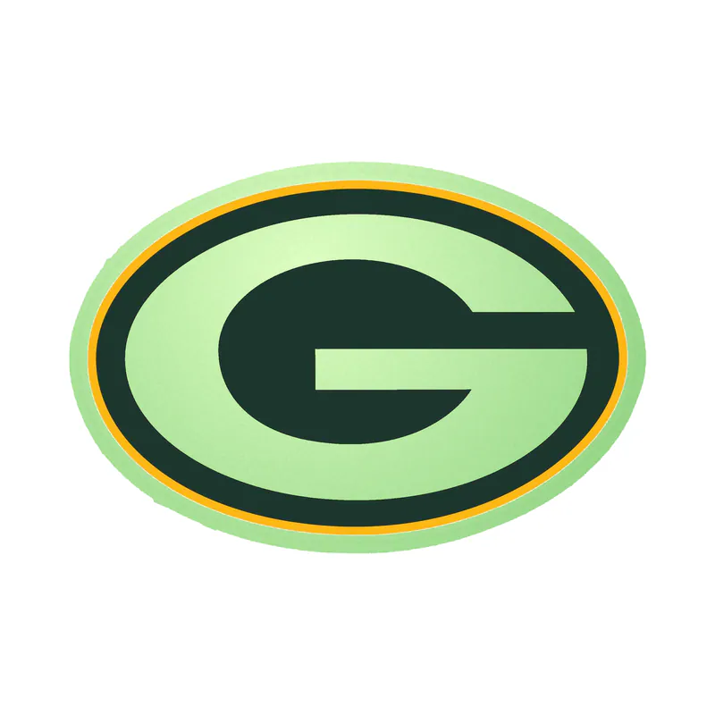 Green Bay Packers - Image 4 - Glow in the Dark Vinyl Sticker - Custom Size