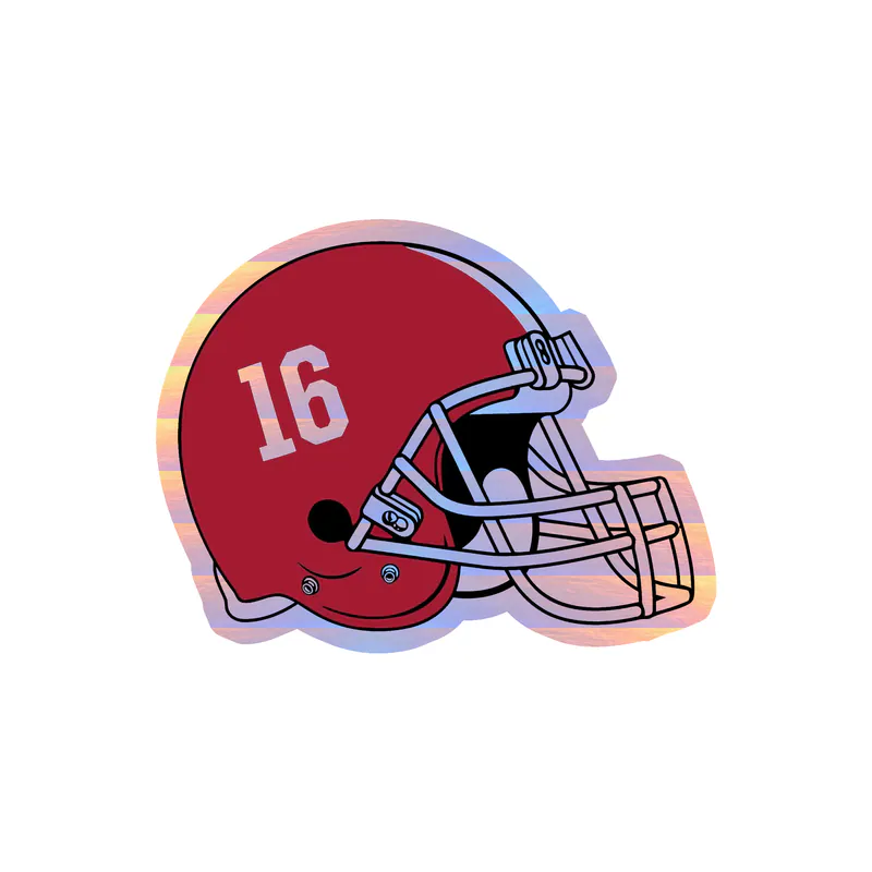 Alabama Crimson Tide - Image 15 - Holographic Vinyl Decal - Custom Size