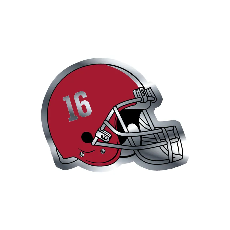 Alabama Crimson Tide - Image 15 - Silver Chrome Vinyl Decal - Custom Size
