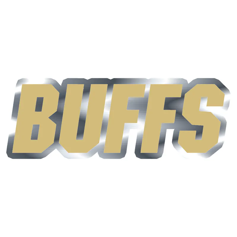 Colorado Buffaloes - Image 2 - Silver Chrome Vinyl Decal - Custom Size