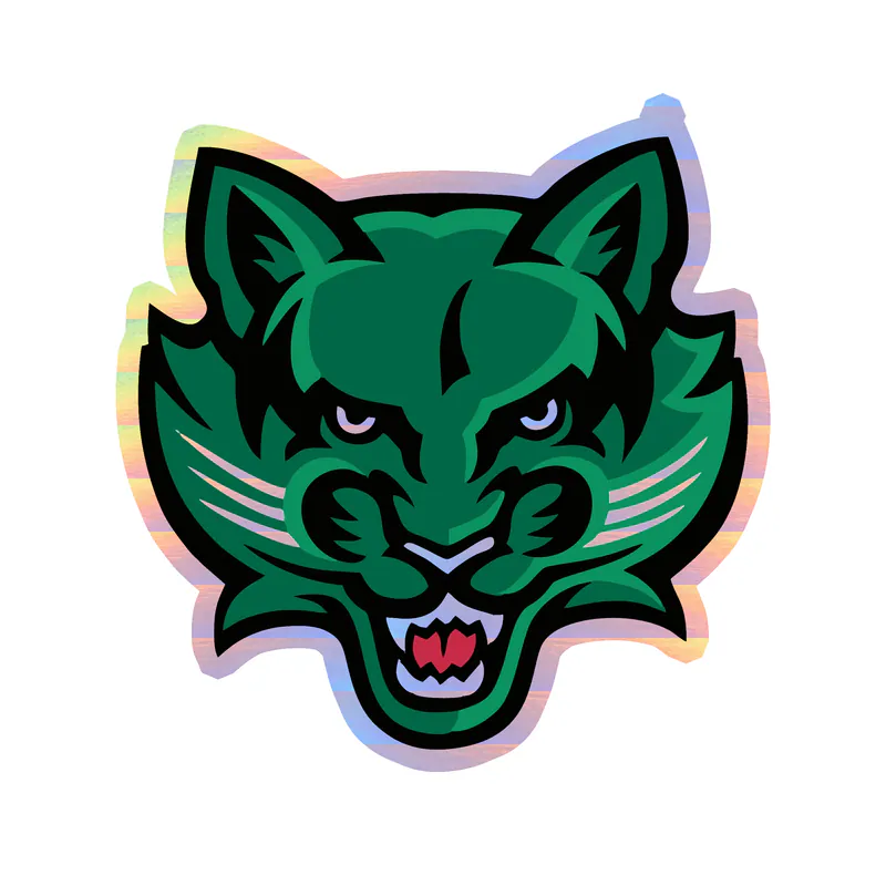Binghamton Bearcats - Image 2 - Holographic Vinyl Decal - Custom Size