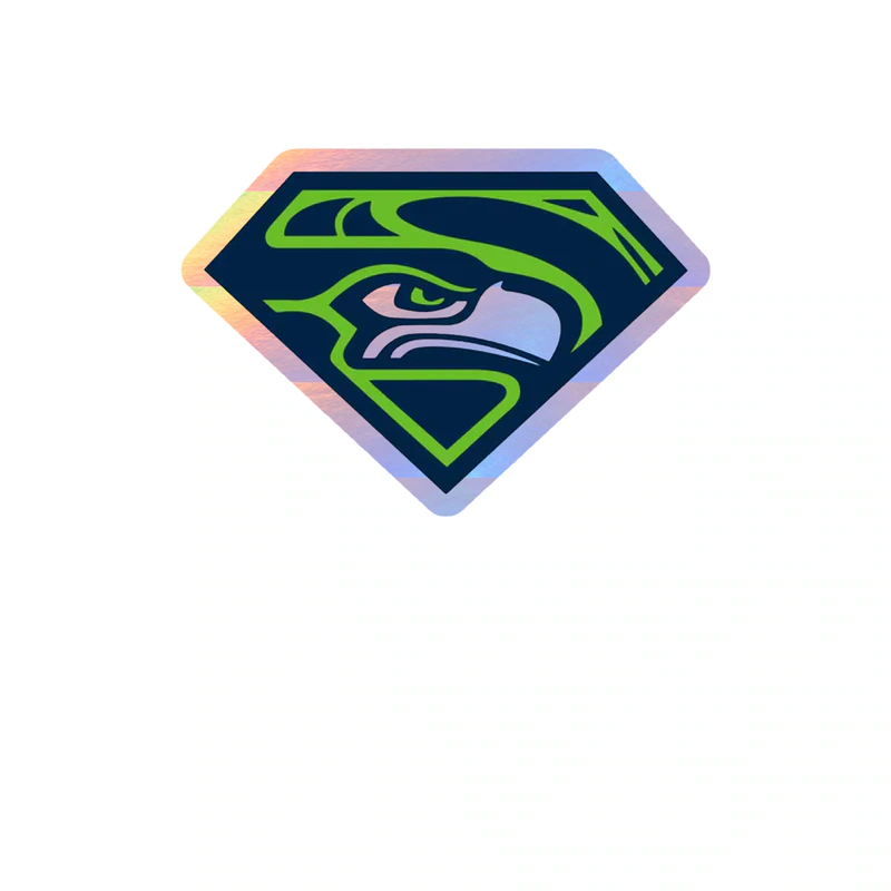 Seattle Seahawks - Image 11 - Holographic Vinyl Sticker - Custom Size