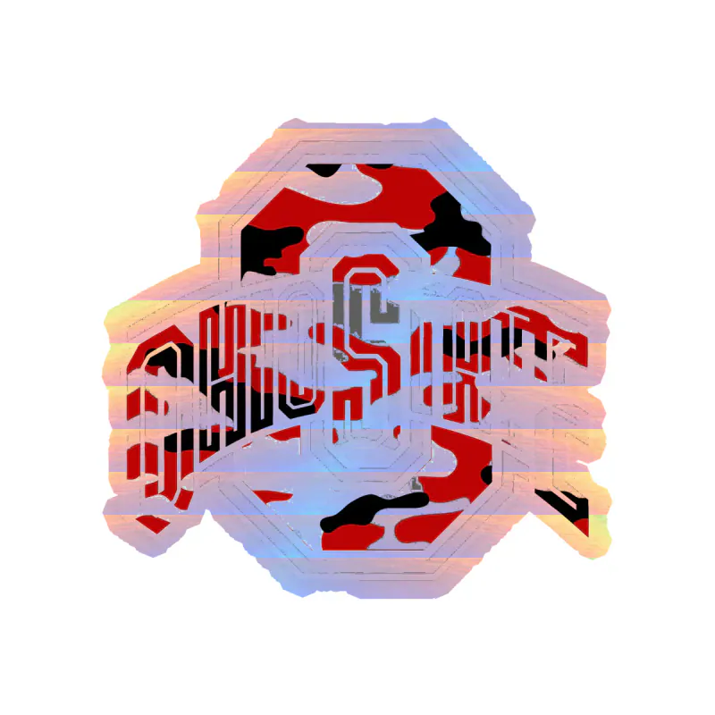 Ohio State Buckeyes - Image 2 - Holographic Vinyl Decal