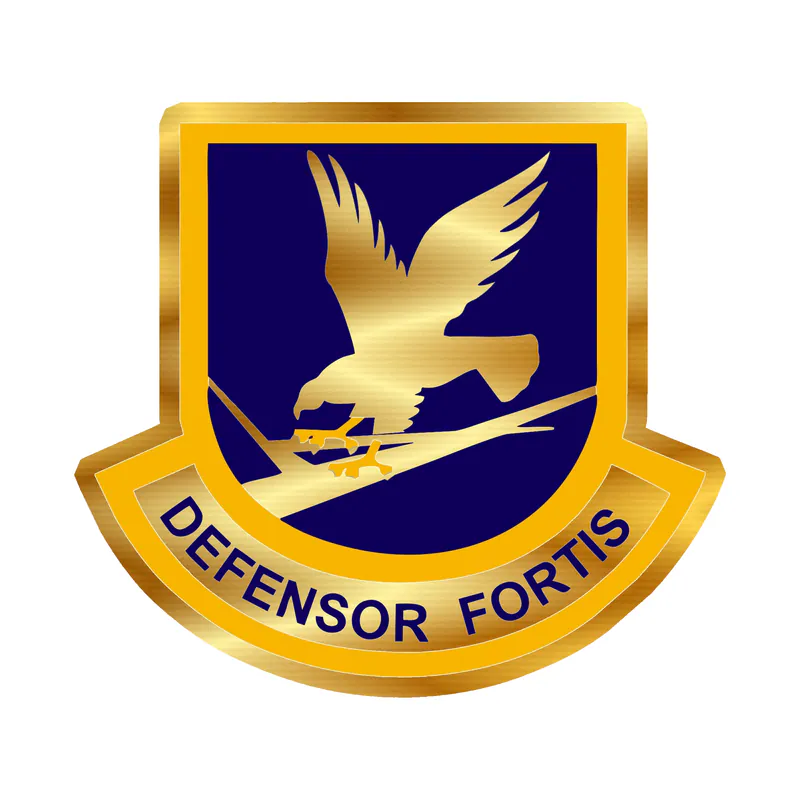 Defensor Fortis - Gold Chrome Vinyl Decal