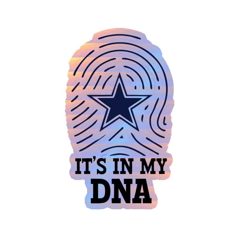 Cowboys - Holographic Vinyl Decal