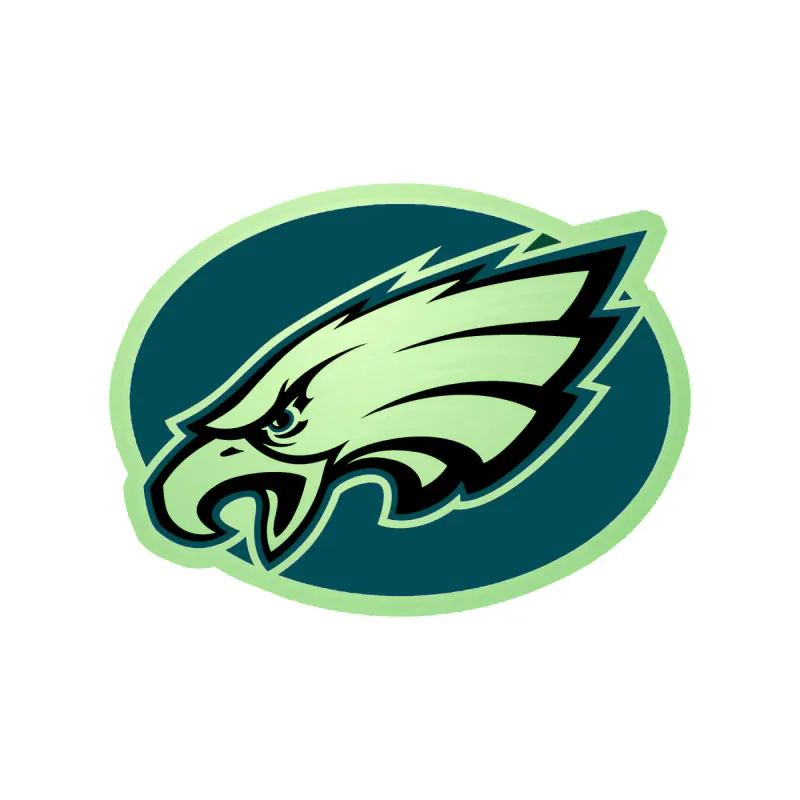 Philadelphia Eagles - Image 16 - Glow in the Dark Vinyl Sticker - Custom Size