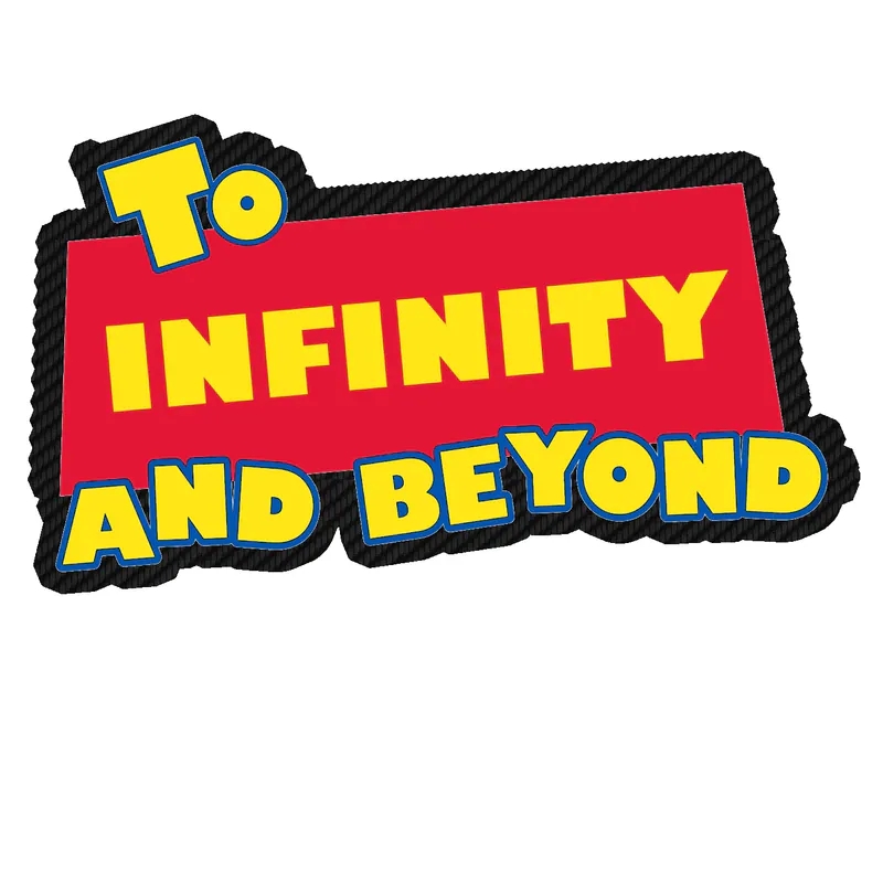 To Infinity and Beyond Carbon Fiber Vinyl Sticker - Custom Size