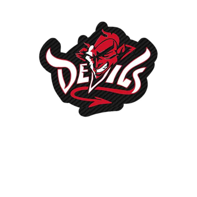 New Jersey Devils - Devils - Carbon Fiber Vinyl Sticker - Custom Size