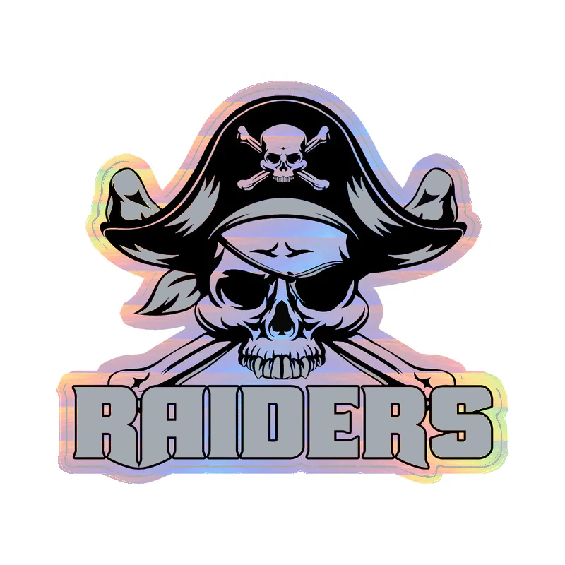 Las Vegas Raiders - Image 4 - Holographic Vinyl Sticker - Custom Size