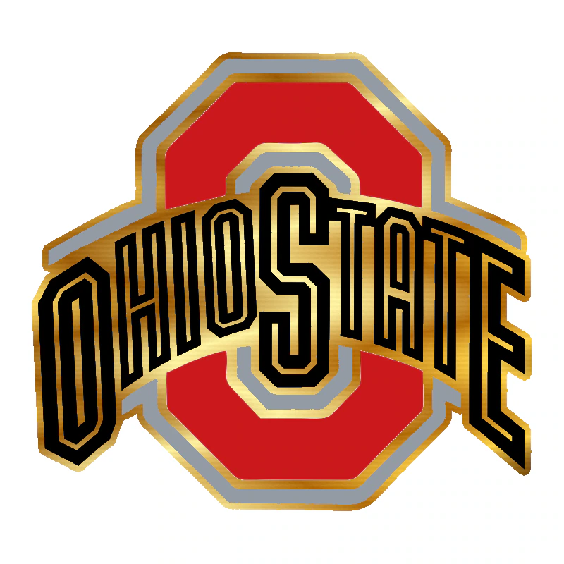 Ohio State Buckeyes - Image 3 - Gold Chrome Vinyl Decal